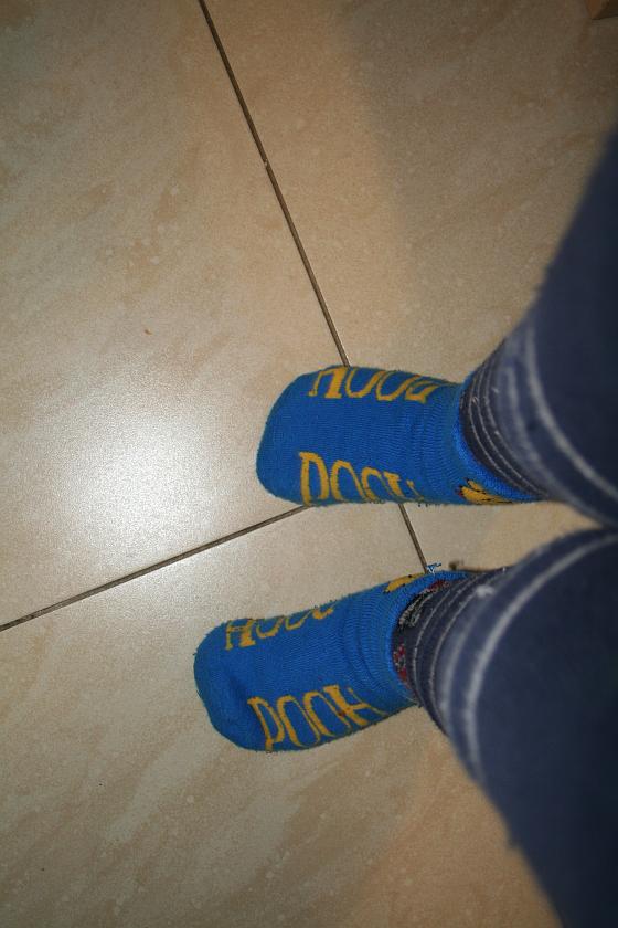 IMG_5416.JPG - Wojtek lubi sobie robić zdjęcia - np. skarpetek