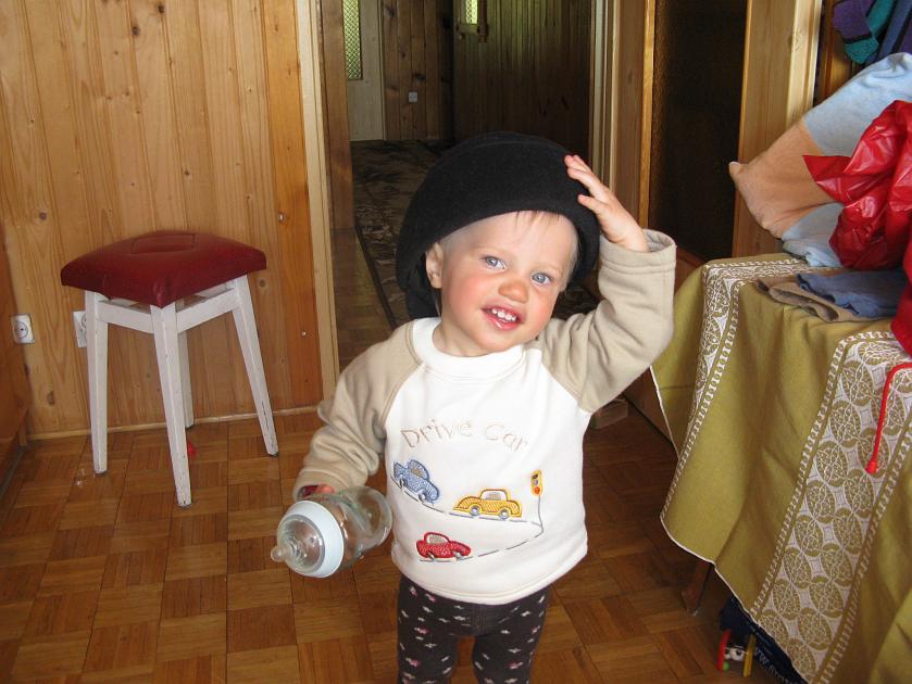 IMG_8315.JPG - Wojtek w berecie