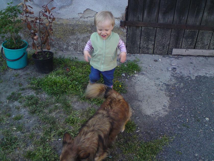 DSC00275.JPG - Wojtek z Miśkiem