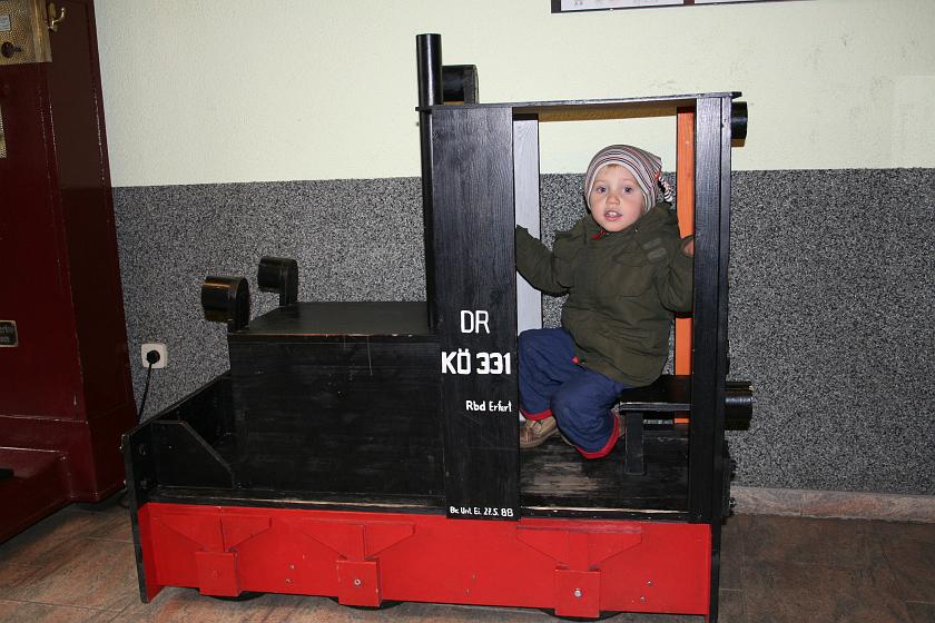 IMG_4491.JPG - Muzeum kolejnictwa w Chemnitz - lokomotywa zabawka dla dzieci