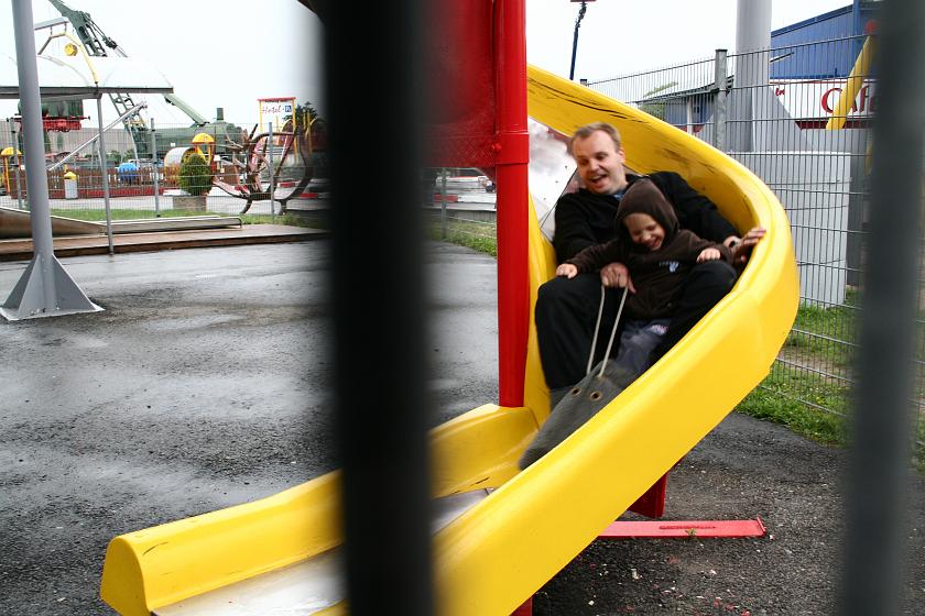 IMG_1124.JPG - Z tatą sobie zjeżdżał . . . w Technik Museum Sinsheim.