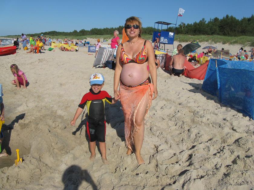 IMG_2214.JPG - Z braciszkiem na plaży