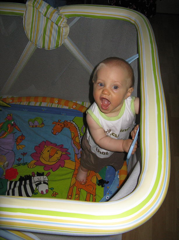 2008-07-02_F3387.jpg - (2008-07-02) Walczy z grawitacją w kojcu